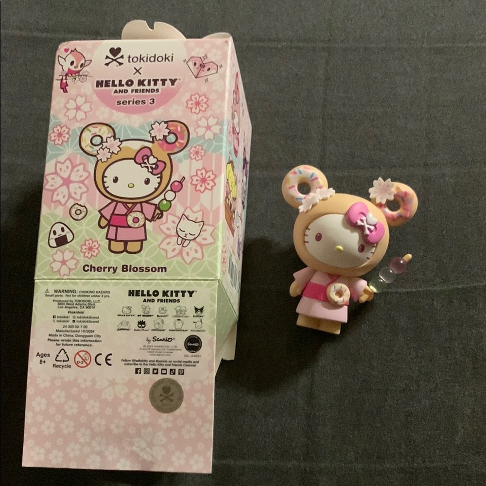 Tokidoki X Hello Kitty Series 3 cherry blossom open mystery box